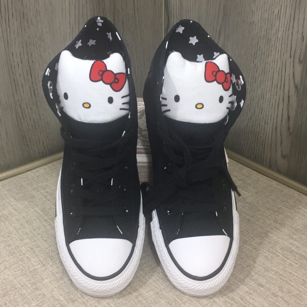 Converse CTAS Hi black/fiery red/white - Picture 3 of 8